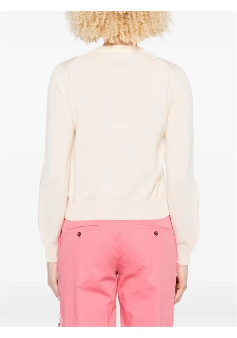 cardigan baby fox regular donna rosa perla MAISON KITSUNÉ | PW00502KT11810306